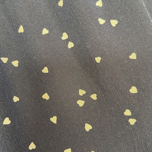 Silk Madewell navy heart patterned shirt M - Picture 2 of 5